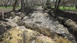 Аллею по улице Советской благоустраивают в Благодарном 