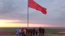 Церемония водружения Знамени Победы прошла в Благодарненском округе 