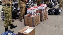 Благодарненский округ помог мобилизованным землякам одеждой и продовольствием